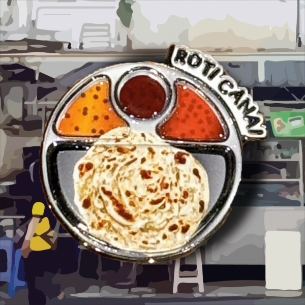 Roti Canai Enamel Pin