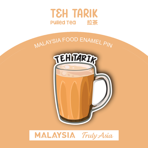 Teh Tarik Enamel Pin