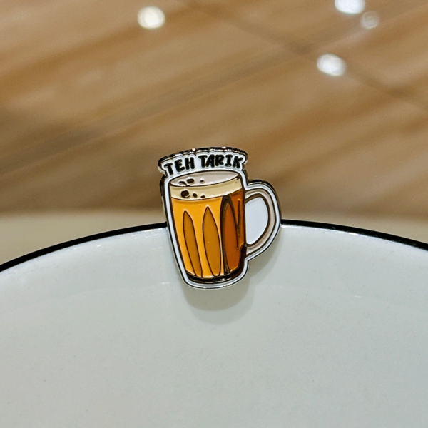 Teh Tarik Enamel Pin