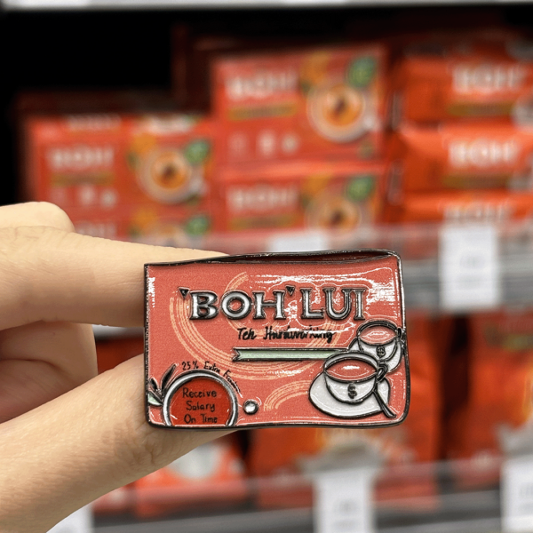 'Boh Tea' Enamel Pin