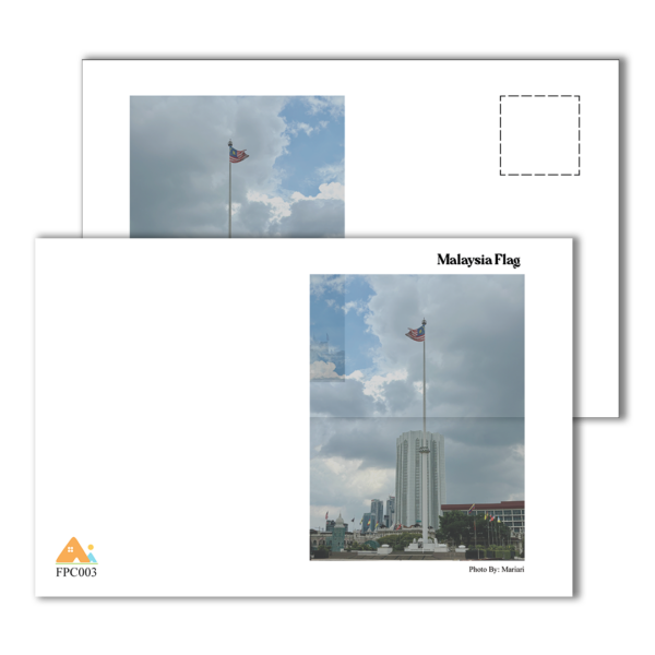 Malaysia Flag Film Postcard