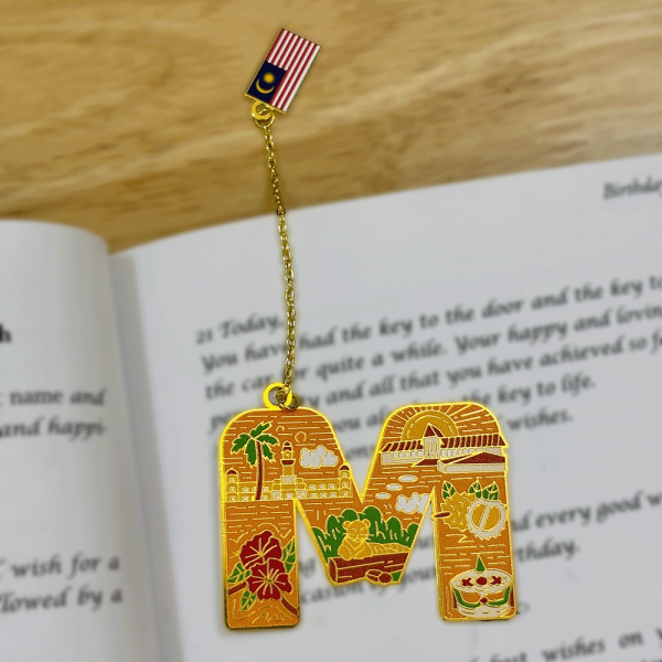 Malaysia Metal Bookmark (A1)