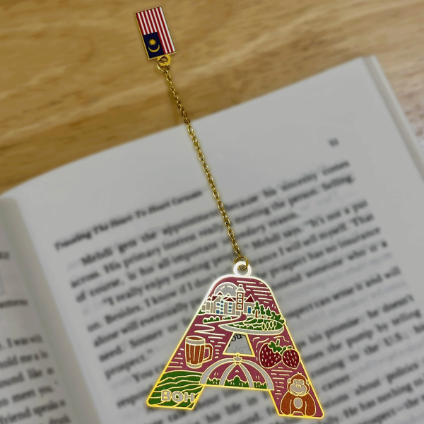 Malaysia Metal Bookmark (A1)
