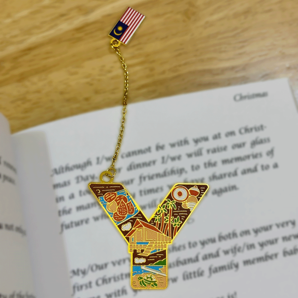 Malaysia Metal Bookmark (A1)