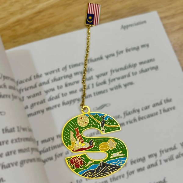 Malaysia Metal Bookmark (A1)