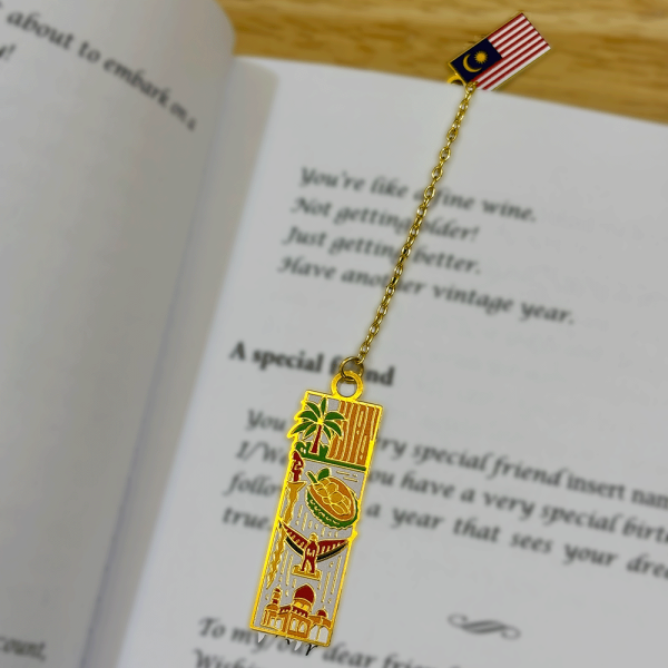 Malaysia Metal Bookmark (A1)