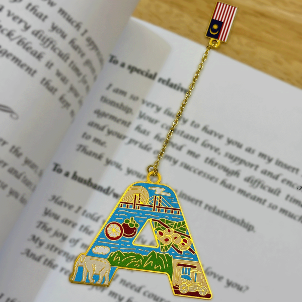 Malaysia Metal Bookmark (A1)